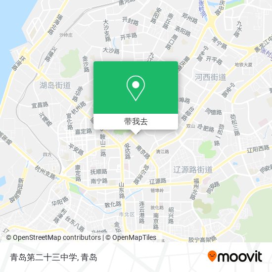 青岛第二十三中学地图