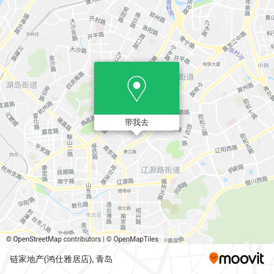 链家地产(鸿仕雅居店)地图