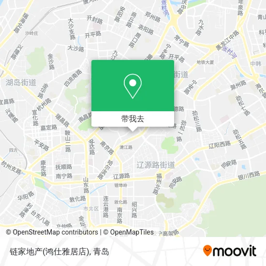 链家地产(鸿仕雅居店)地图