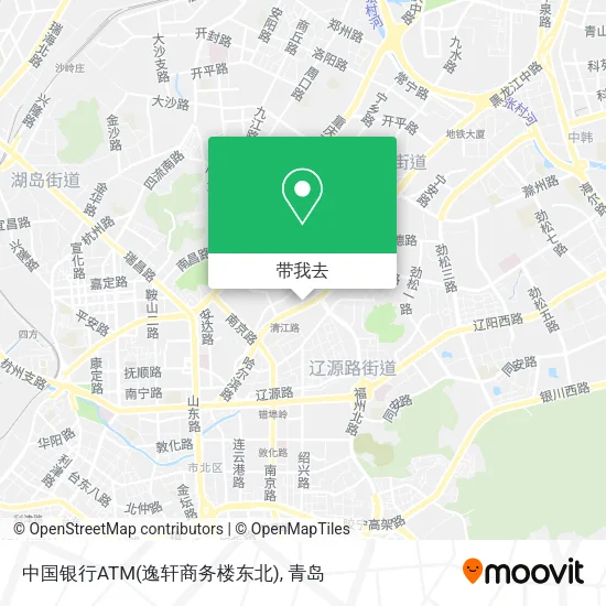 中国银行ATM(逸轩商务楼东北)地图