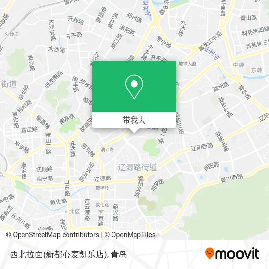 西北拉面(新都心麦凯乐店)地图
