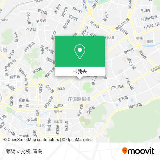 莱钢立交桥地图