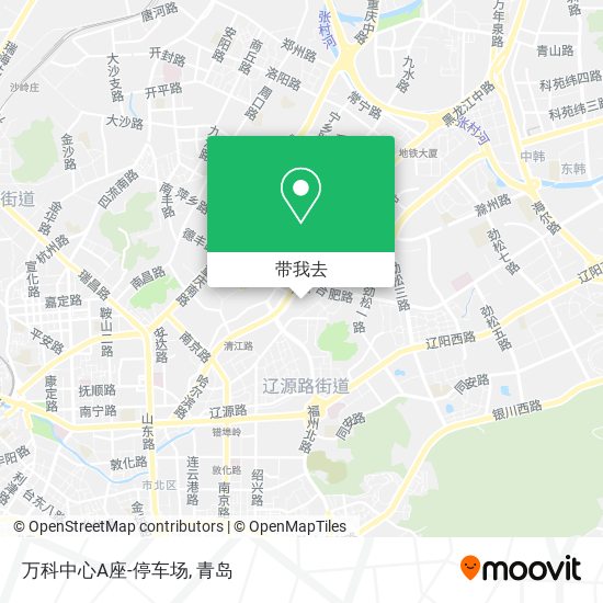 万科中心A座-停车场地图