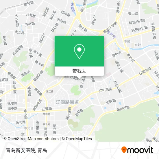 青岛新安医院地图
