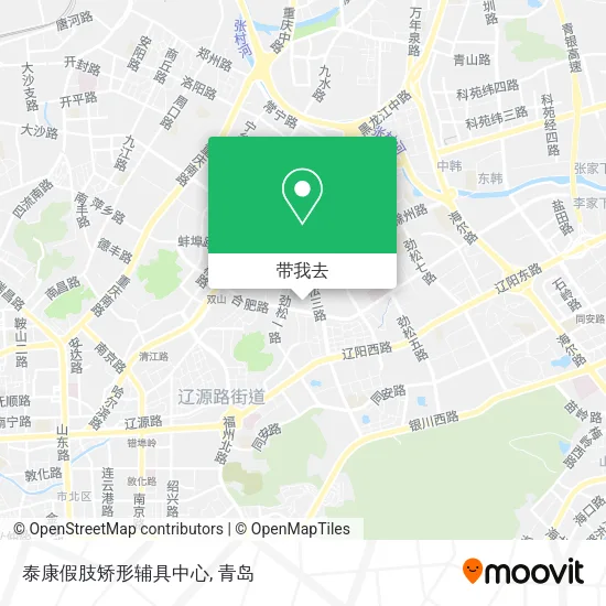 泰康假肢矫形辅具中心地图