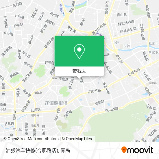 油猴汽车快修(合肥路店)地图