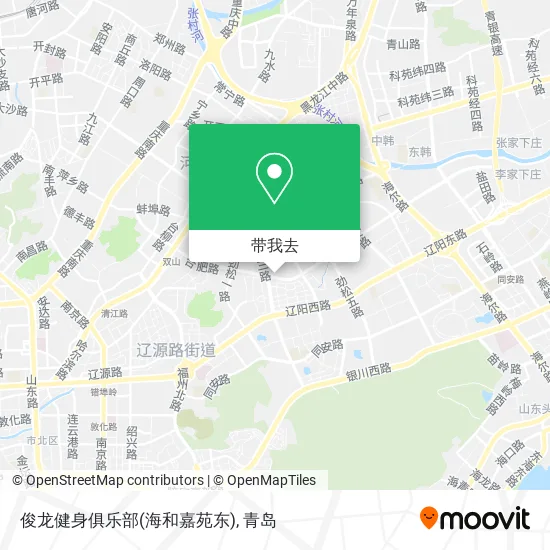 俊龙健身俱乐部(海和嘉苑东)地图