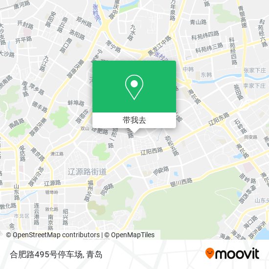 合肥路495号停车场地图