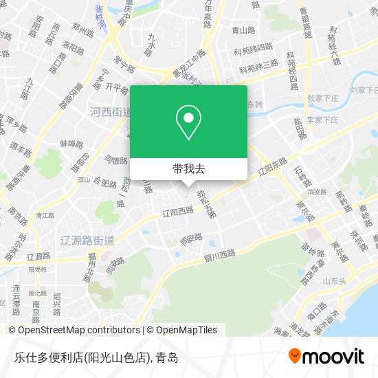 乐仕多便利店(阳光山色店)地图