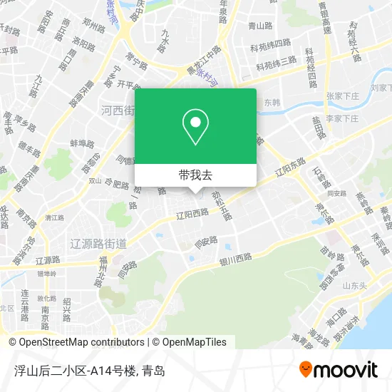 浮山后二小区-A14号楼地图