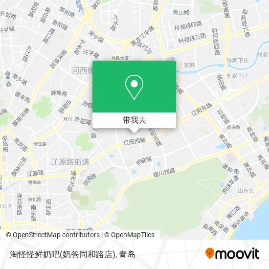 淘怪怪鲜奶吧(奶爸同和路店)地图
