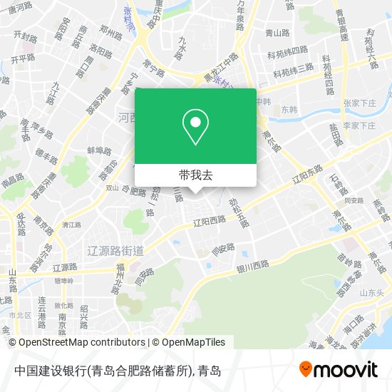 中国建设银行(青岛合肥路储蓄所)地图