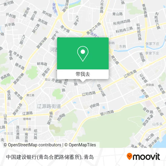 中国建设银行(青岛合肥路储蓄所)地图