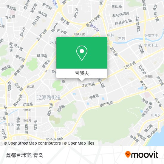 鑫都台球室地图
