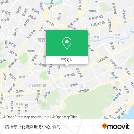 洁神专业化洗涤服务中心地图