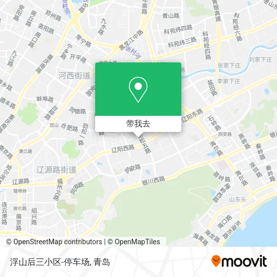 浮山后三小区-停车场地图