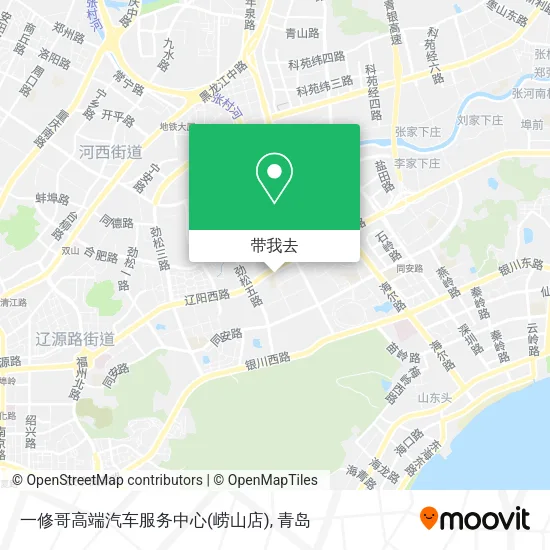 一修哥高端汽车服务中心(崂山店)地图