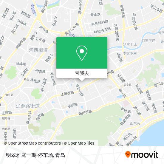 明翠雅庭一期-停车场地图