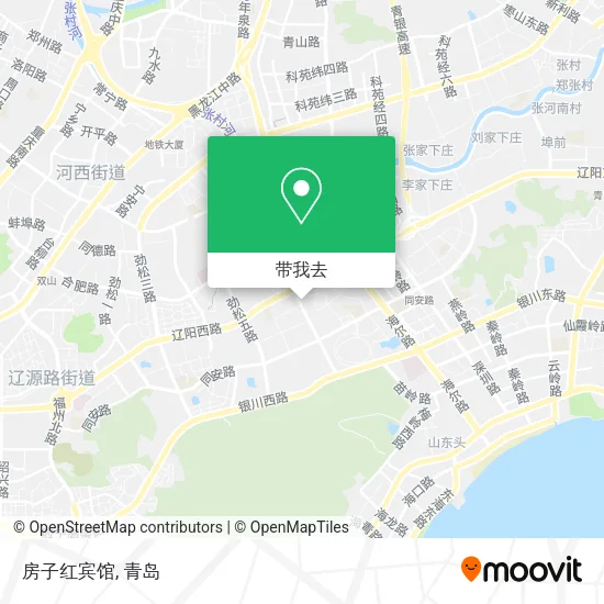 房子红宾馆地图