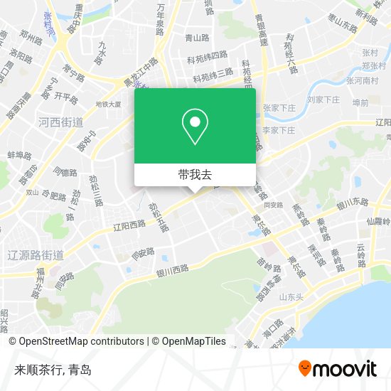 来顺茶行地图
