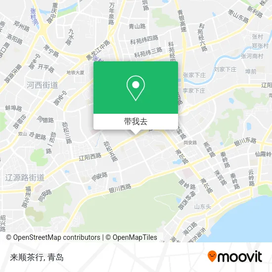 来顺茶行地图