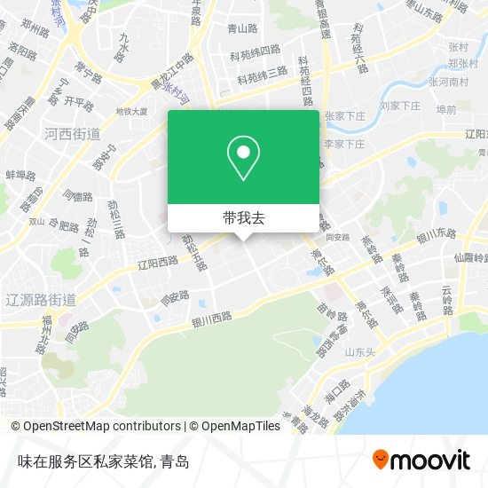 味在服务区私家菜馆地图