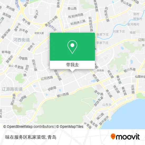 味在服务区私家菜馆地图