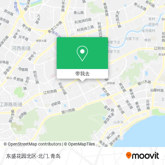 东盛花园北区-北门地图