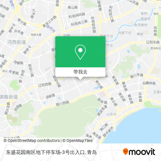 东盛花园南区地下停车场-3号出入口地图