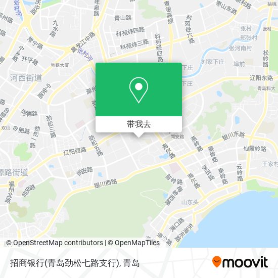 招商银行(青岛劲松七路支行)地图