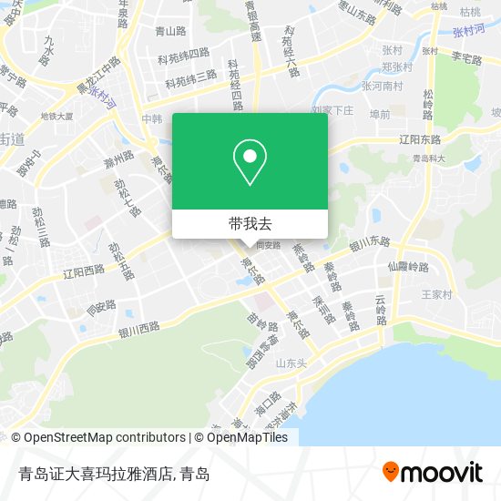 青岛证大喜玛拉雅酒店地图