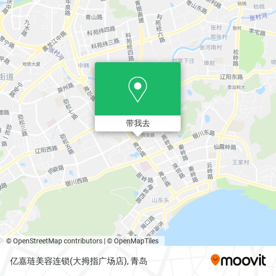 亿嘉琏美容连锁(大拇指广场店)地图