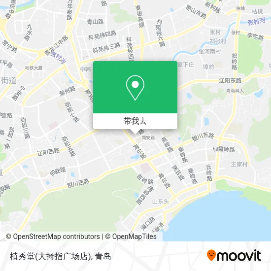 植秀堂(大拇指广场店)地图