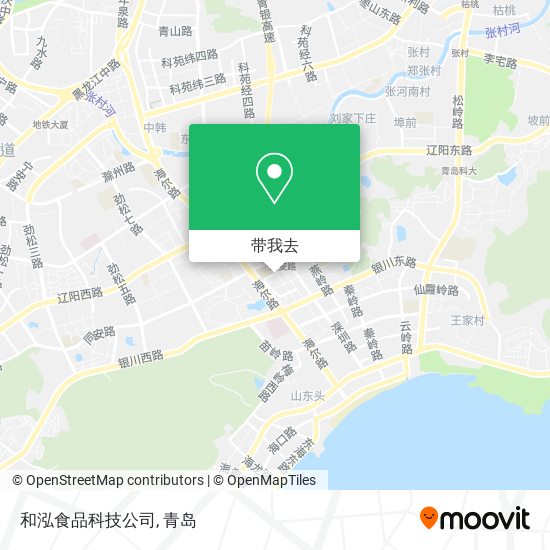 和泓食品科技公司地图