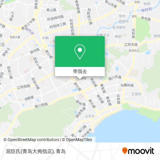屈臣氏(青岛大拇指店)地图