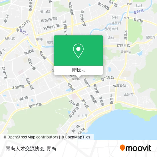 青岛人才交流协会地图