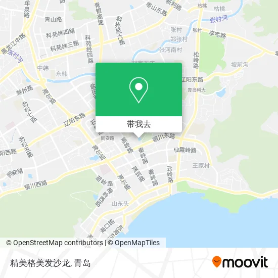 精美格美发沙龙地图