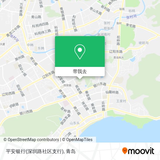 平安银行(深圳路社区支行)地图