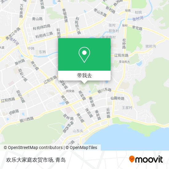 欢乐大家庭农贸市场地图