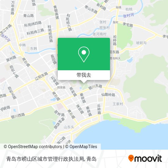 青岛市崂山区城市管理行政执法局地图