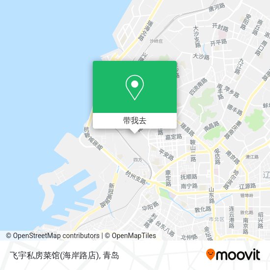 飞宇私房菜馆(海岸路店)地图