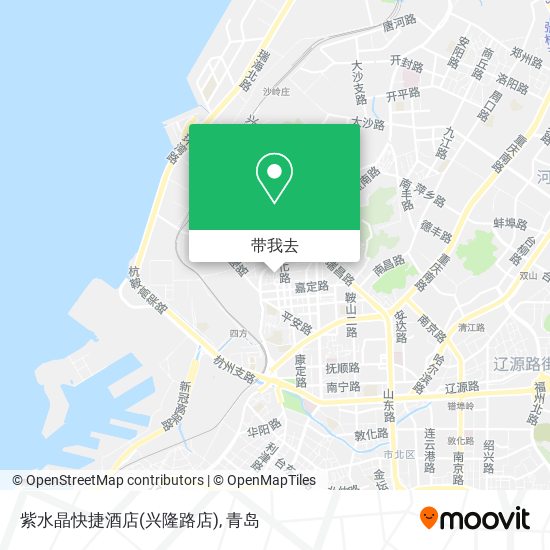紫水晶快捷酒店(兴隆路店)地图