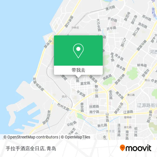 手拉手酒店全日店地图