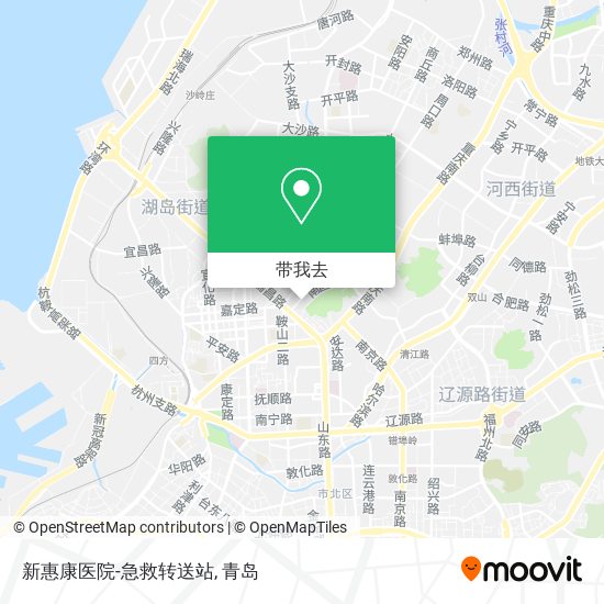 新惠康医院-急救转送站地图