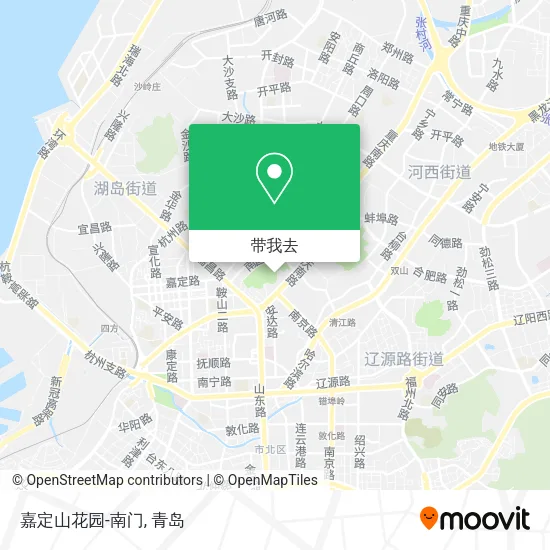 嘉定山花园-南门地图