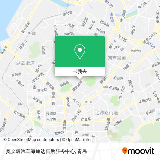 奥众辉汽车海通达售后服务中心地图