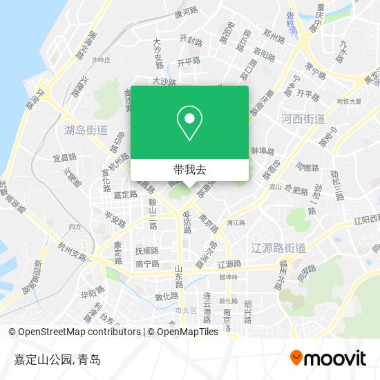 嘉定山公园地图