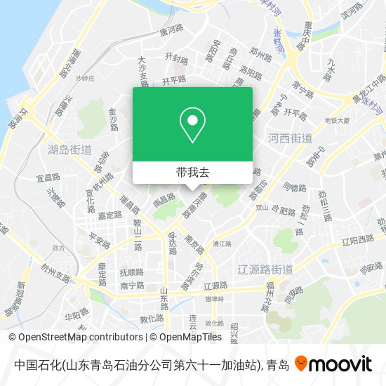 中国石化(山东青岛石油分公司第六十一加油站)地图