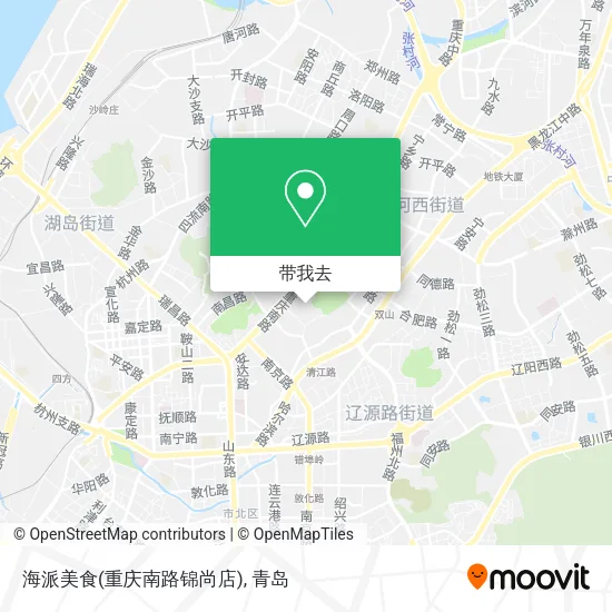 海派美食(重庆南路锦尚店)地图