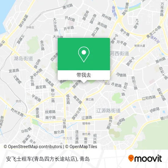 安飞士租车(青岛四方长途站店)地图